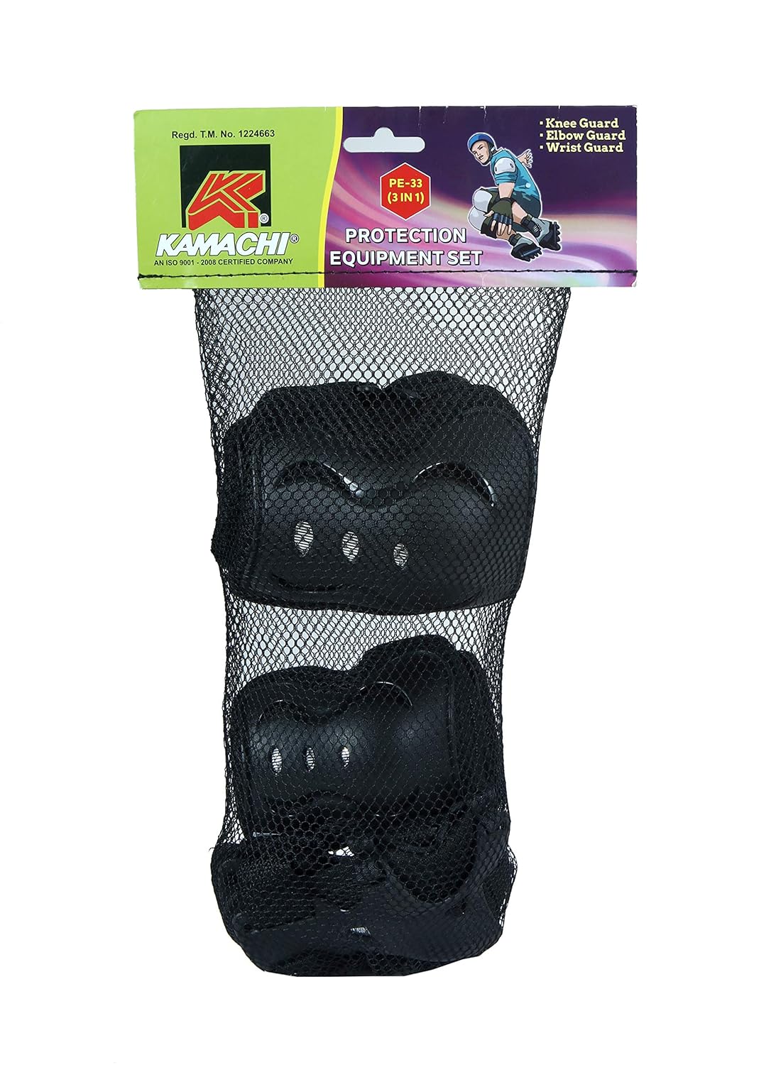 SKATING PROTECTIVE SET KAMACHI PE33