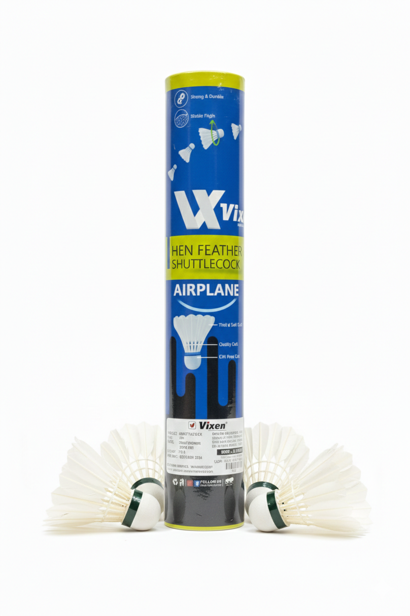 BADMINTON SHUTTLECOCK VIXEN AEROPLANE